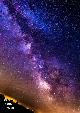 Milky Way Landscape at Entrevennes