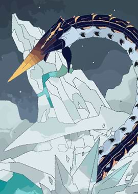 Serpentine Creature on Subnautica