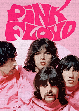 Pink Floyd Band Portrait Pink