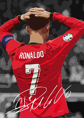 Cristiano Ronaldo Portrait Art