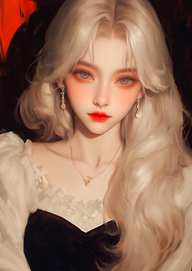 Elegant Portrait of a Young Woman