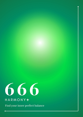 666 Harmony Angel numbers aura