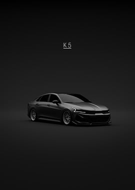 Kia K5 Car Dark Background