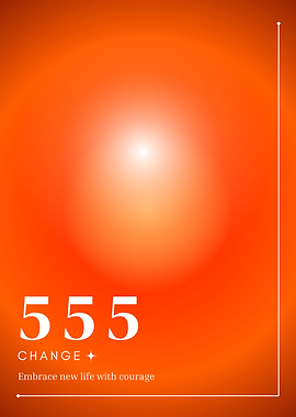 555 Change Angel numbers aura