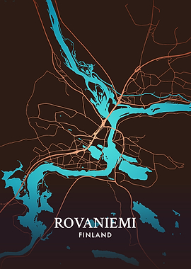 Rovaniemi City Map