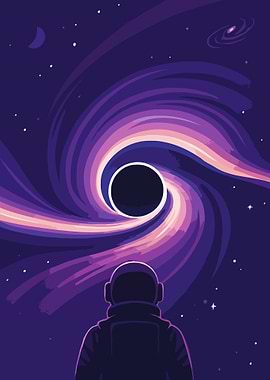 Astronaut and Black Hole in Space | Into the Void
