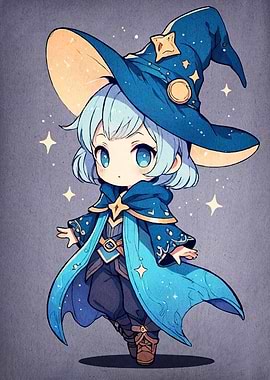 Chibi Wizard Girl