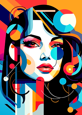 Abstract Portrait of a Woman