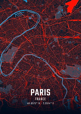 Paris City Map