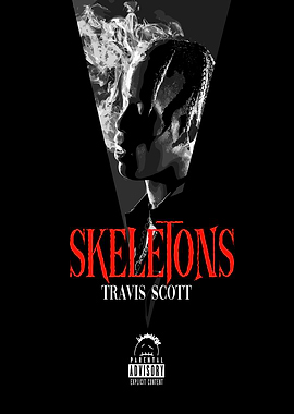 Skeletons - Travis Scott Album Art