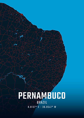Pernambuco City Map