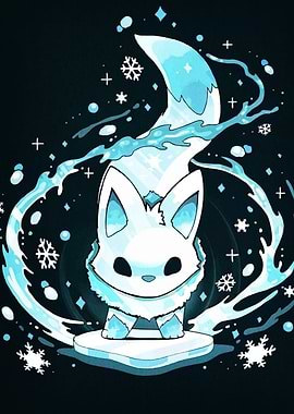 Ice Fox Animal