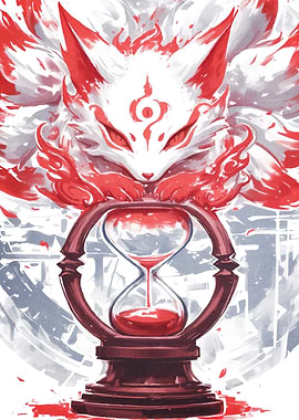 Nine-tailed Fox Hourglass