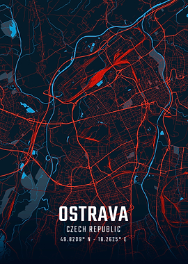 Ostrava City Map