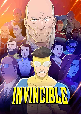Invincible Animated Series Character Poster