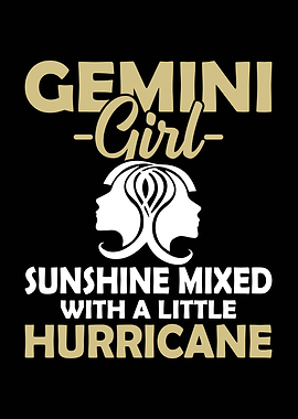 Gemini Girl Sunshine Hurricane