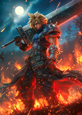 Fantasy Game Swordsman Warrior