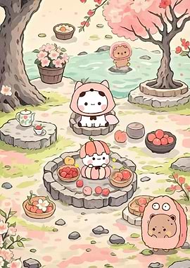 Cartoon Characters Garden