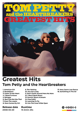 Tom Petty Greatest Hits Album Cover