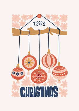 Merry Christmas Ornament Decoration