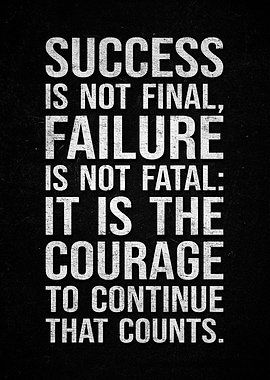 Inspirational Quote: Success and Courage