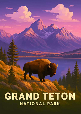 Grand Teton National Park Poster