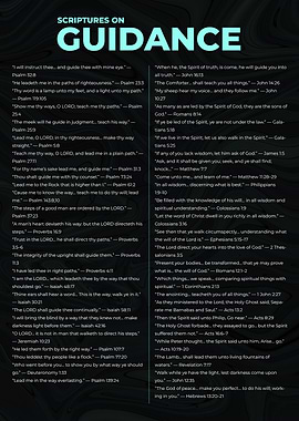 Scriptures on Guidance