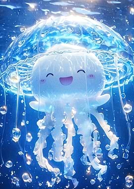 Cute Jellyfish Ocean