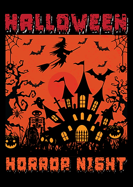 Halloween Horror Night Illustration