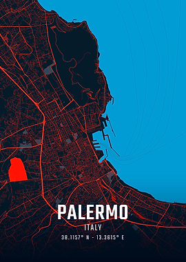 Palermo City Map