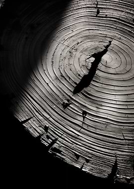 Tree Trunk Cross Section