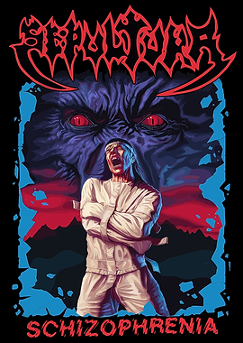 Sepultura Schizophrenia Album Cover Art