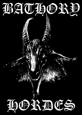 Bathory Hordes Goat Black Metal Art