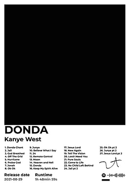 Kanye West DONDA Album Cover