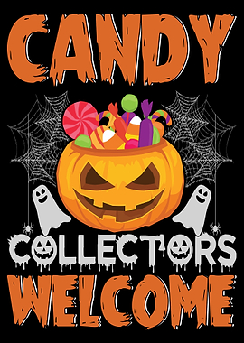 Candy Collectors Welcome Halloween Design