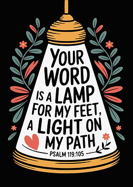 Psalm 119:105 Your Word is a Lamp