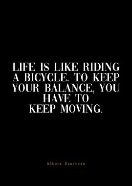 Life is Like Riding a Bicycle
