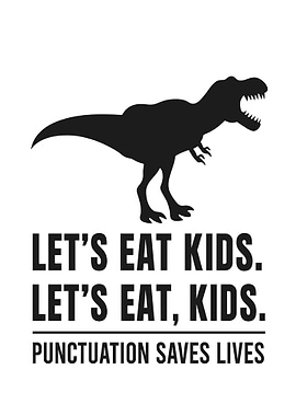 Dinosaur Punctuation Humor