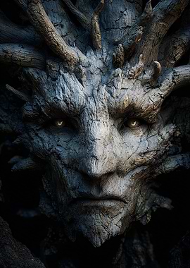 Tree Ent Face Close-up