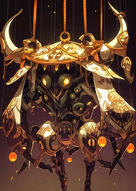 Ornate Mechanical Puppet