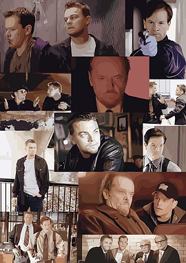 The Departed Movie Collage