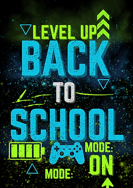 Back to School – Level Up Gaming Art