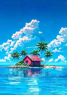 Tropical Island House