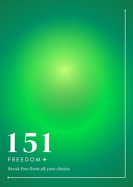 151 Freedom Angel numbers aura