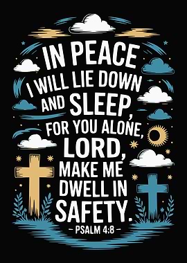 Psalm 4:8 Christian Night Prayer