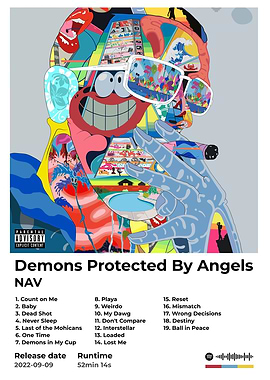 nav Demons Protected By Angels Album Cover