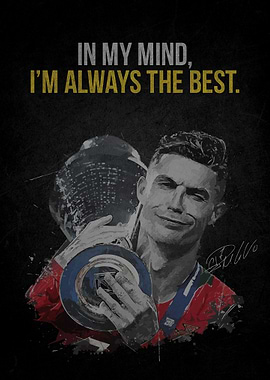 Cristiano Ronaldo Champion Portrait