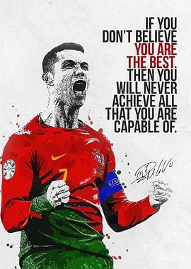Cristiano Ronaldo Motivational Poster