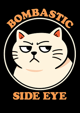 Bombastic Side Eye Cat Illustration