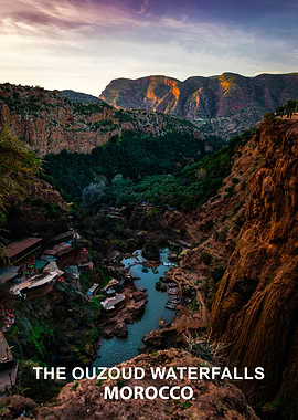 Ouzoud Waterfalls, Morocco Landscape